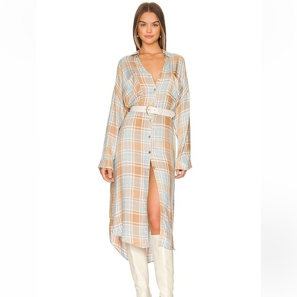 SHOW ME YOUR MUMU LEO BUTTON DOWN TUNIC - Picture 4 of 16